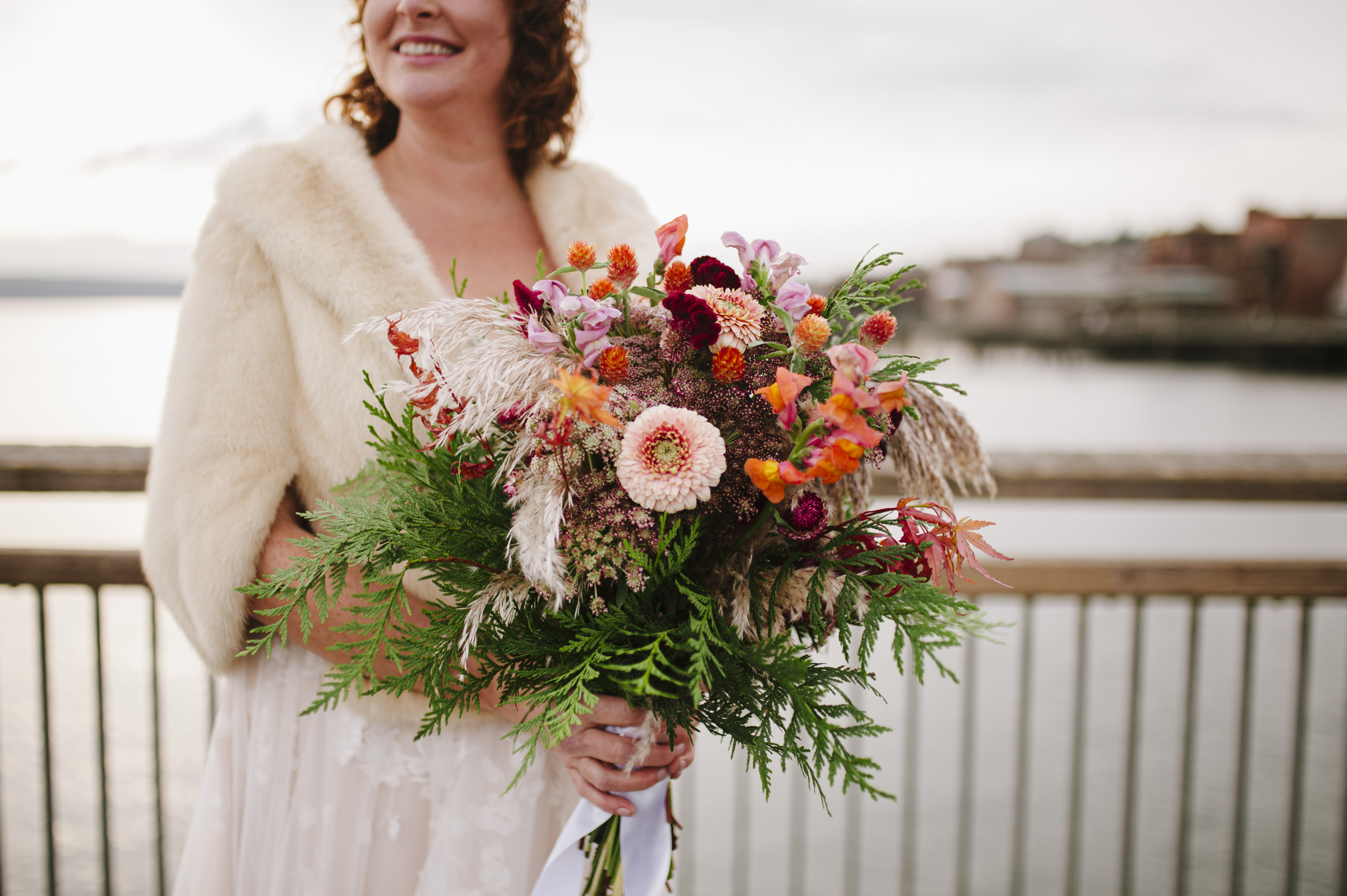 Autumn Seascape Bride's Bouquet
