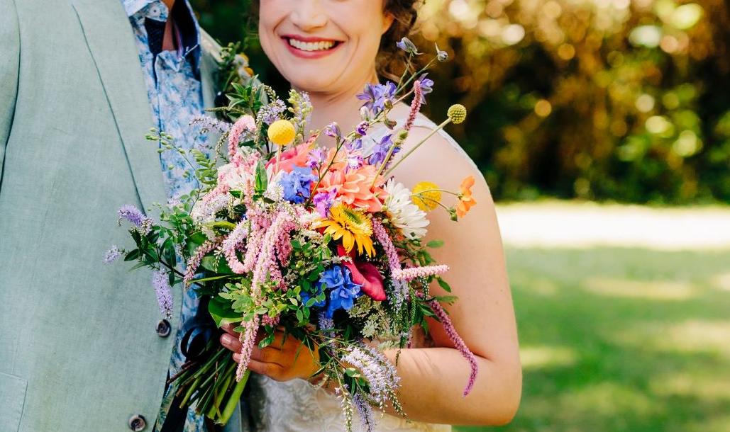 Bridal Bouquet - Port Townsend Florist - Locally Grown Wedding Floral Design