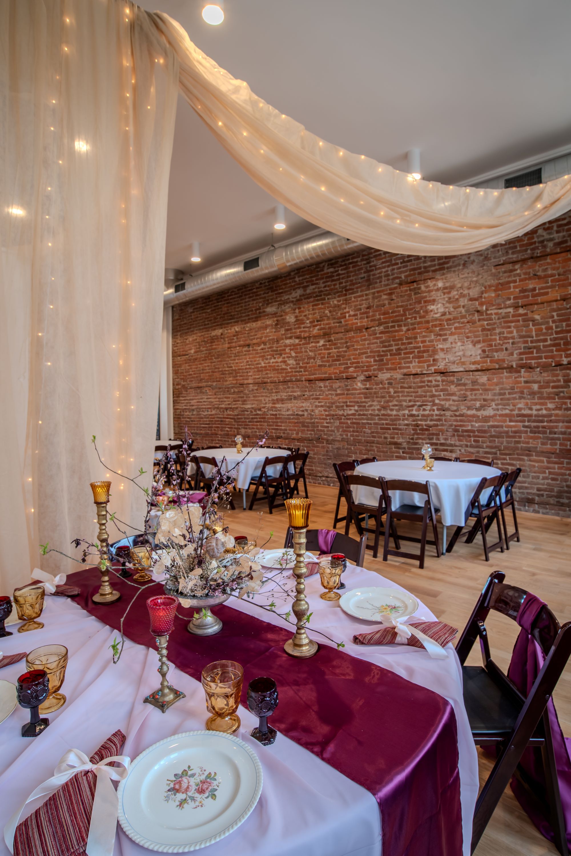 Draping Archway - Port Townsend Event Design Wedding Styling - Centerpiece - Tablescape