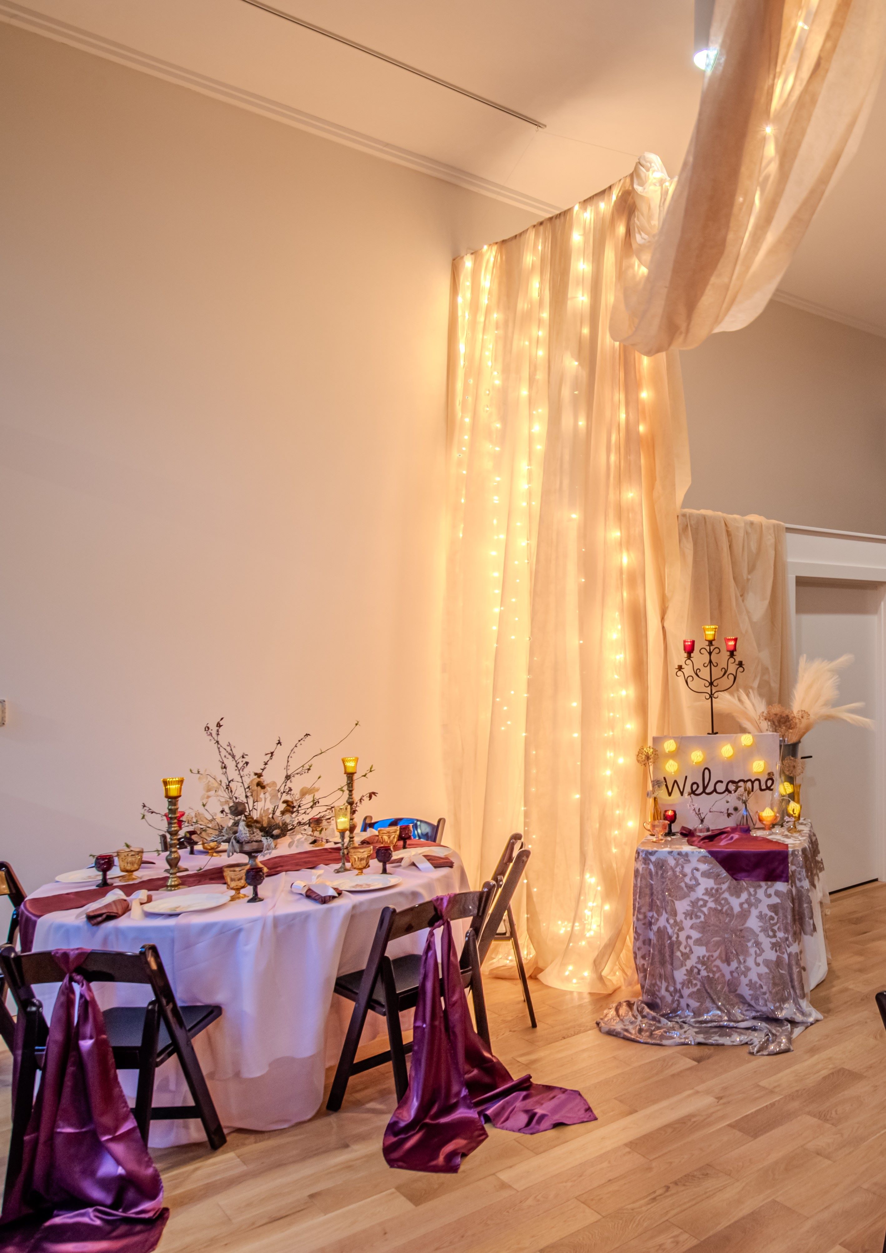 Draping Archway - Port Townsend Event Design Wedding Styling