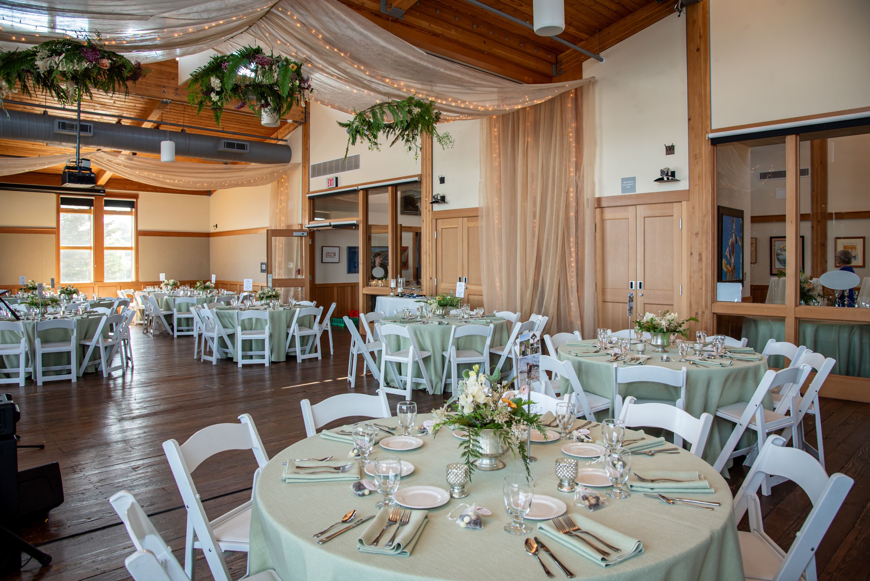 Reception Decor - Centerpiece - Port Townsend - Wedding Floral Design