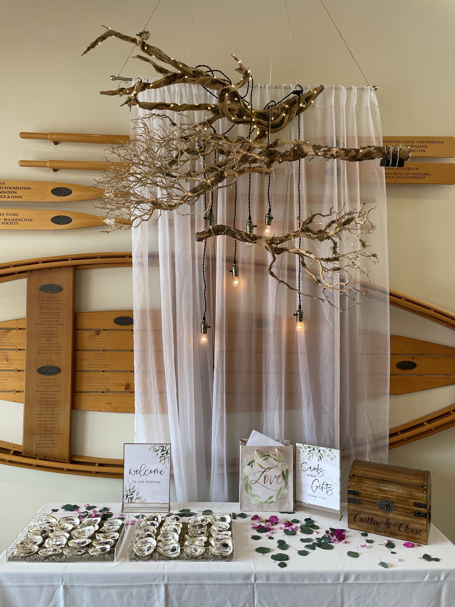 Sweetheart Table Backdrop - Event Decor - Port Townsend Wedding Styling