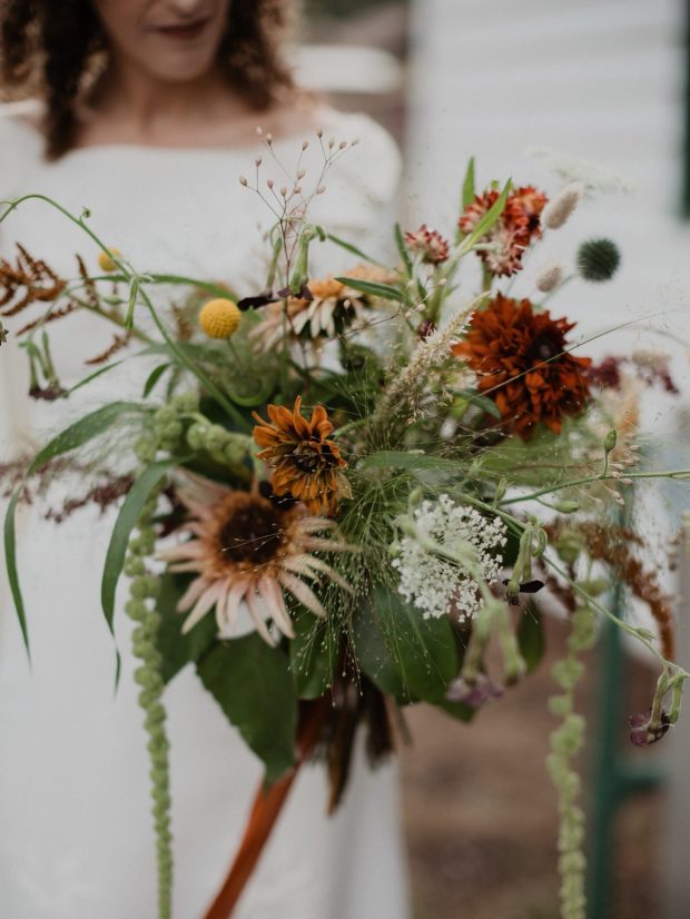 Bridal Bouquet - Port Townsend Florist - Locally Grown Wedding Floral Design